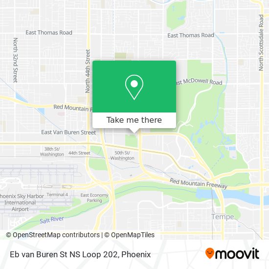 Eb van Buren St NS Loop 202 map