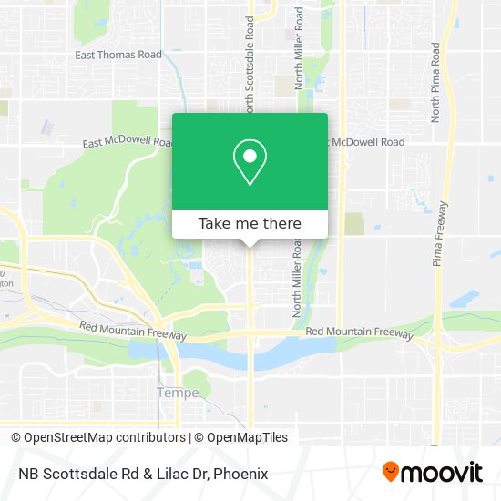 NB Scottsdale Rd & Lilac Dr map