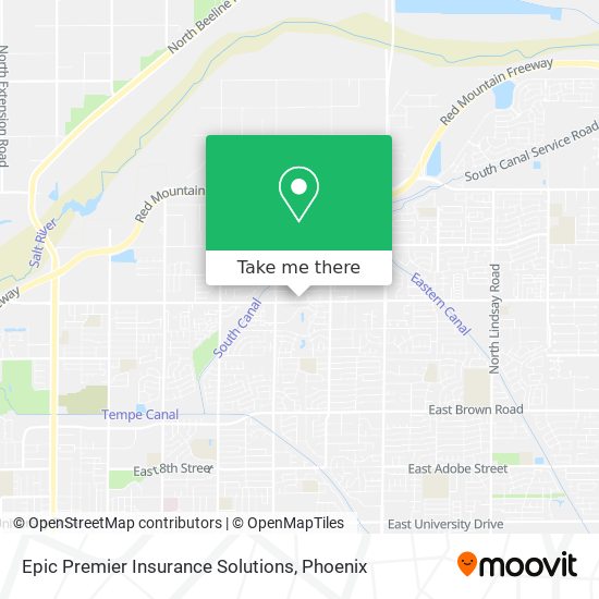 Mapa de Epic Premier Insurance Solutions