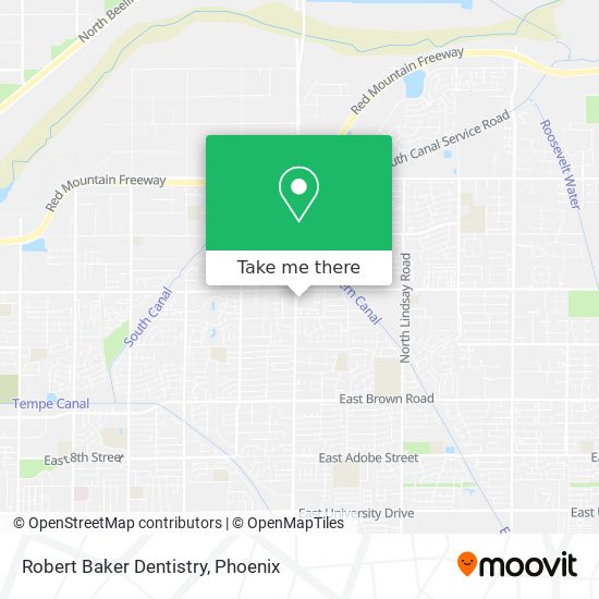 Robert Baker Dentistry map