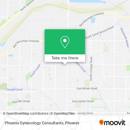 Mapa de Phoenix Gynecology Consultants