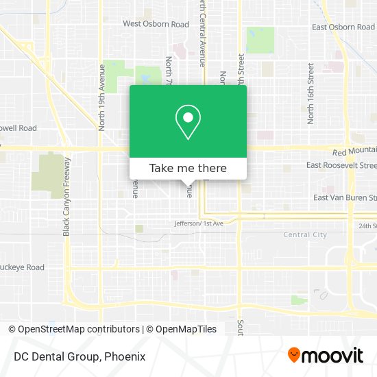 DC Dental Group map