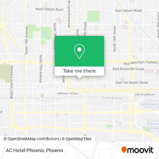 AC Hotel-Phoenix map