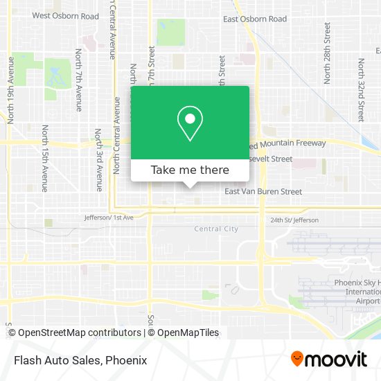 Flash Auto Sales map