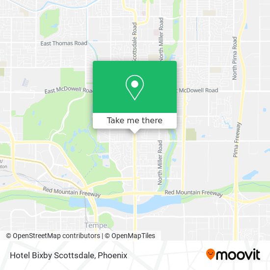 Mapa de Hotel Bixby Scottsdale
