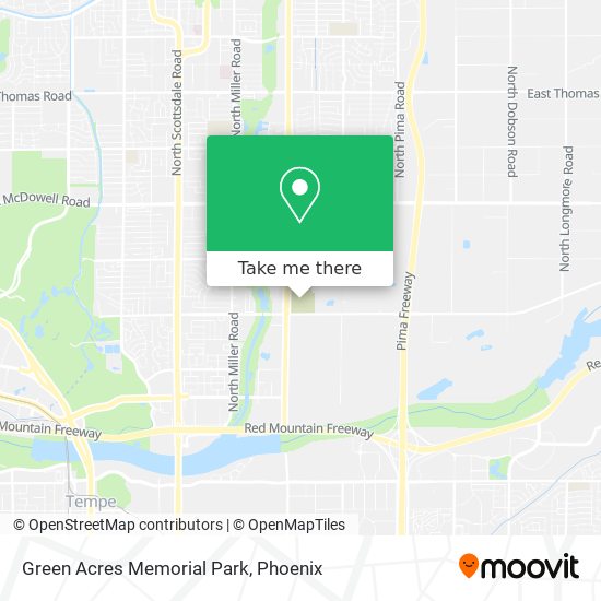 Green Acres Memorial Park map