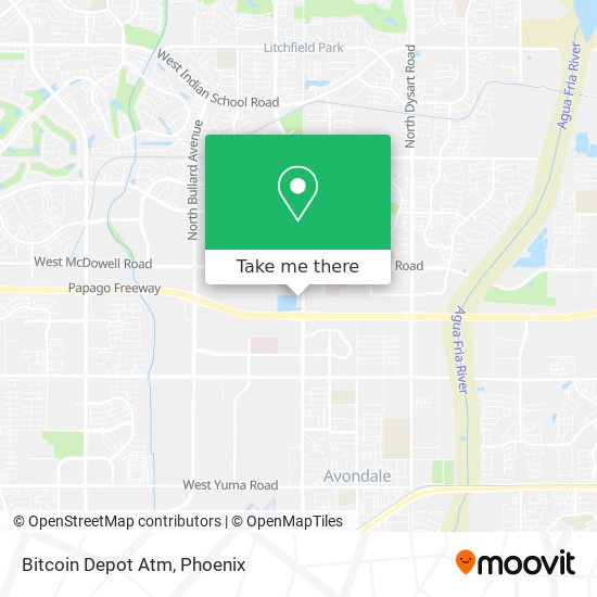 Mapa de Bitcoin Depot Atm