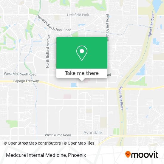 Medcure Internal Medicine map