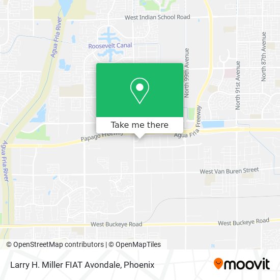 Larry H. Miller FIAT Avondale map