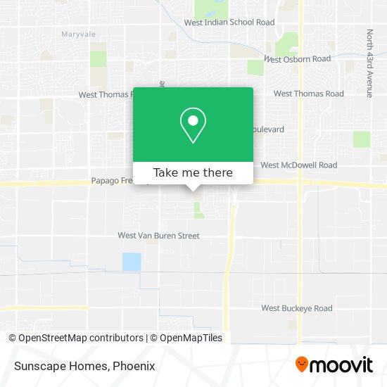 Sunscape Homes map