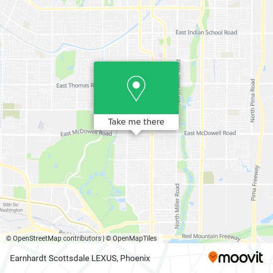 Earnhardt Scottsdale LEXUS map