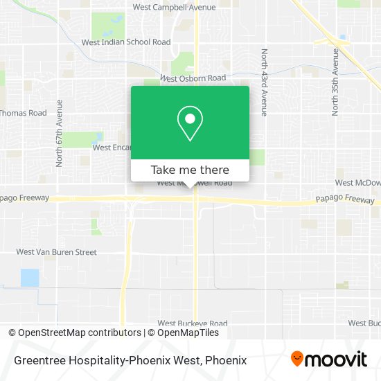 Mapa de Greentree Hospitality-Phoenix West