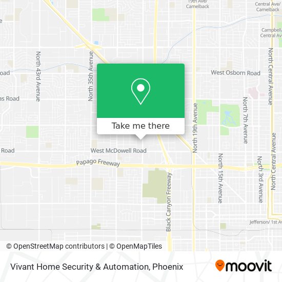 Mapa de Vivant Home Security & Automation