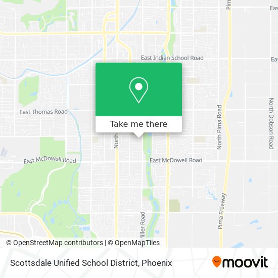 Scottsdale Unified School District map