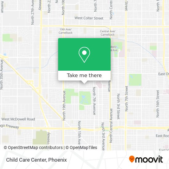 Child Care Center map