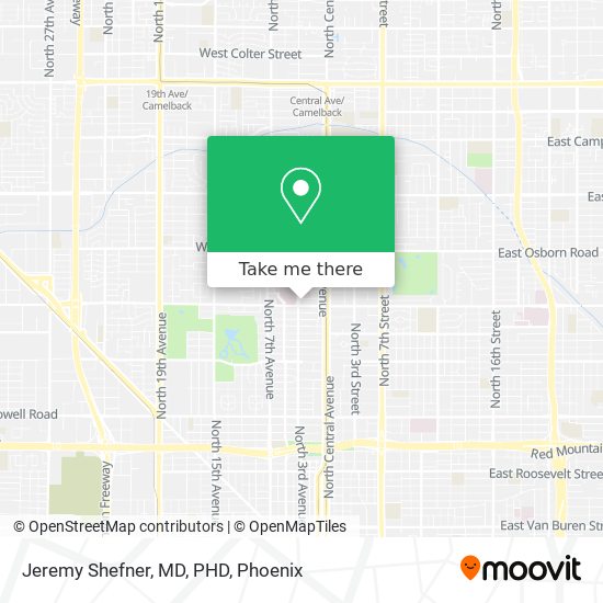 Jeremy Shefner, MD, PHD map