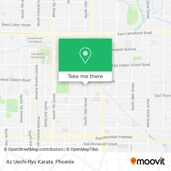 Az Uechi-Ryu Karate map