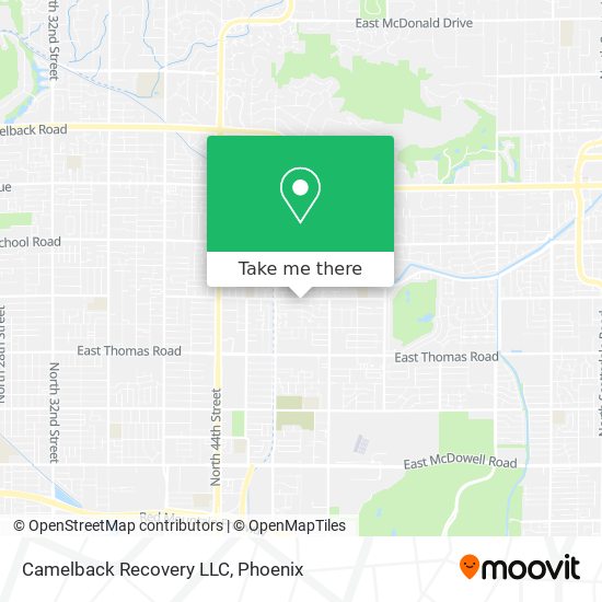 Camelback Recovery LLC map