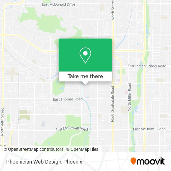 Phoenician Web Design map