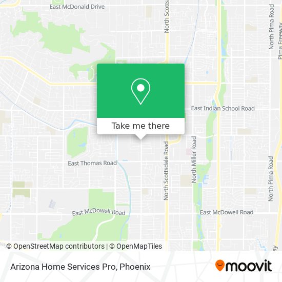 Arizona Home Services Pro map