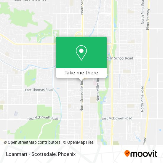 Mapa de Loanmart - Scottsdale