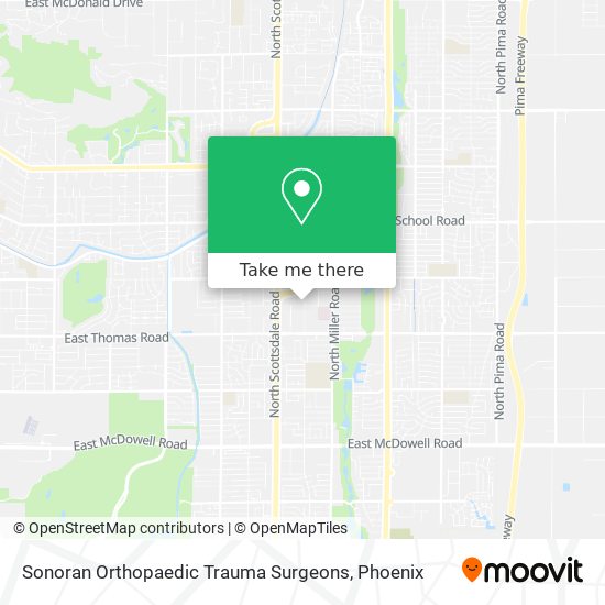 Mapa de Sonoran Orthopaedic Trauma Surgeons