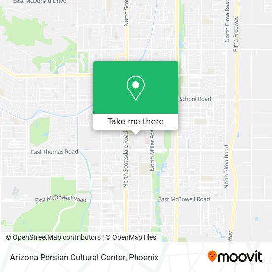 Arizona Persian Cultural Center map