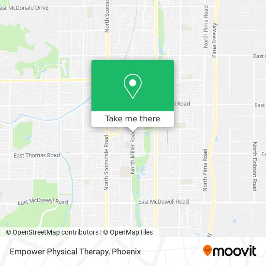 Empower Physical Therapy map