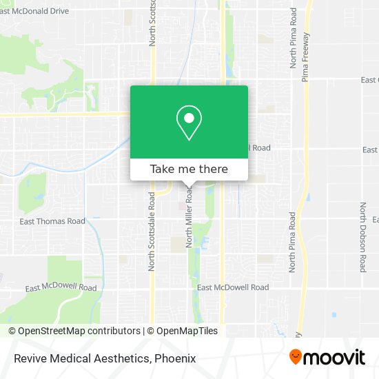 Mapa de Revive Medical Aesthetics