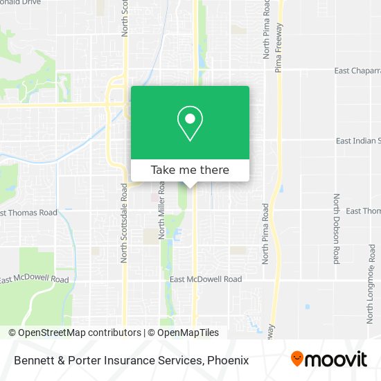 Mapa de Bennett & Porter Insurance Services