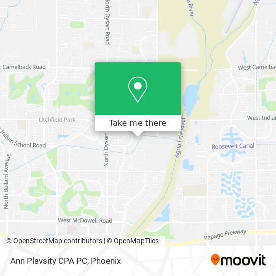 Ann Plavsity CPA PC map