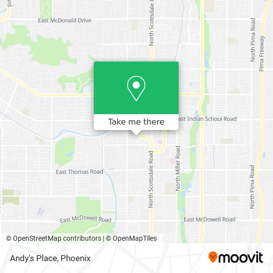 Andy's Place map