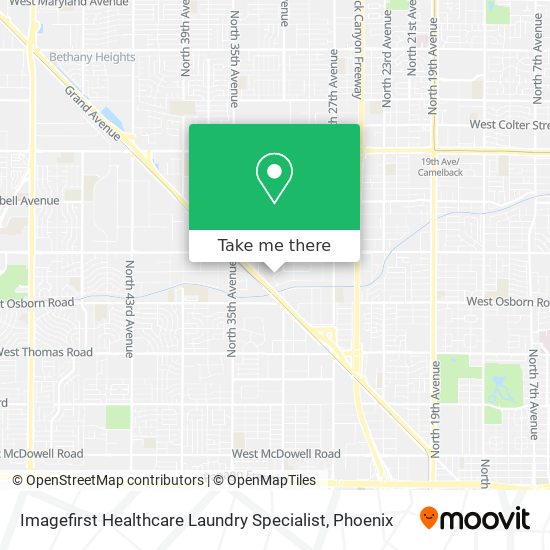 Imagefirst Healthcare Laundry Specialist map