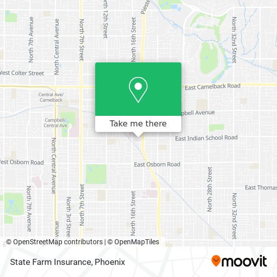 Mapa de State Farm Insurance