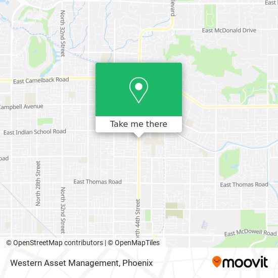 Western Asset Management map