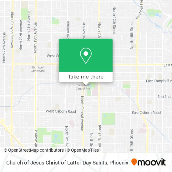 Mapa de Church of Jesus Christ of Latter Day Saints