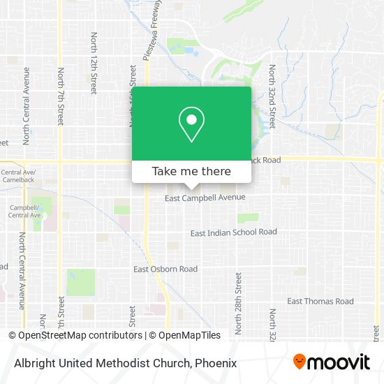 Albright United Methodist Church map