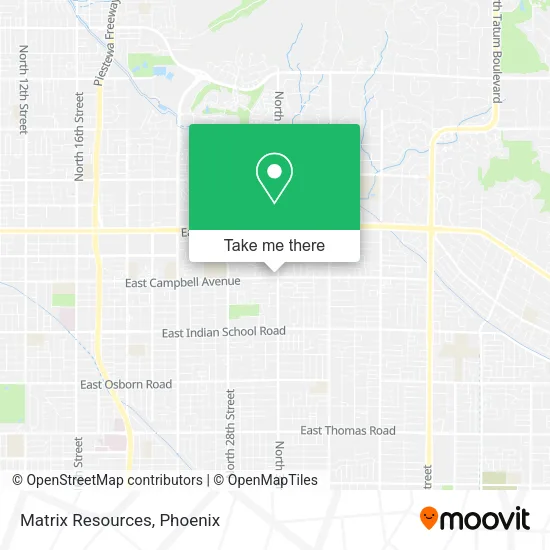 Mapa de Matrix Resources