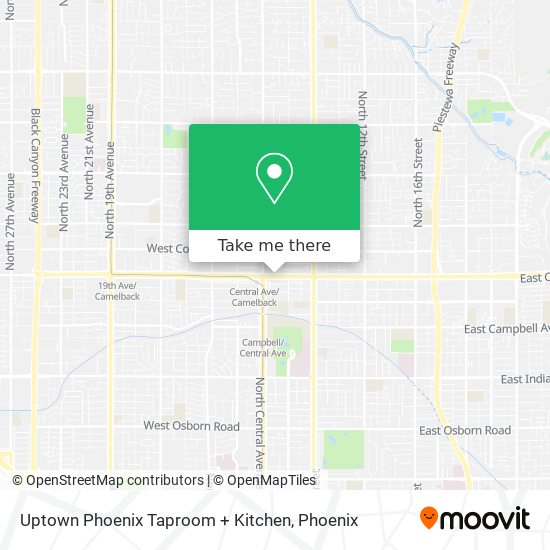 Uptown Phoenix Taproom + Kitchen map