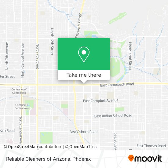 Reliable Cleaners of Arizona map