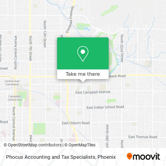 Mapa de Phocus Accounting and Tax Specialists