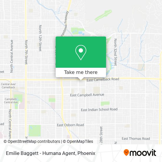 Emilie Baggett - Humana Agent map
