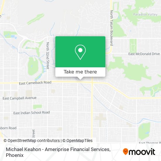 Mapa de Michael Keahon - Ameriprise Financial Services
