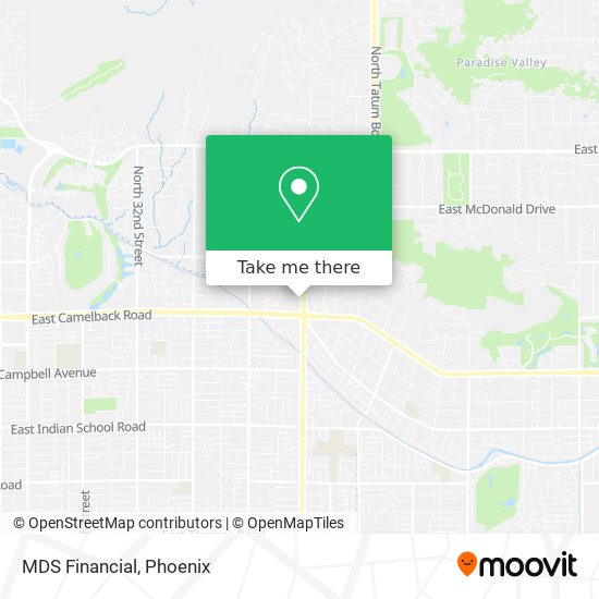 MDS Financial map