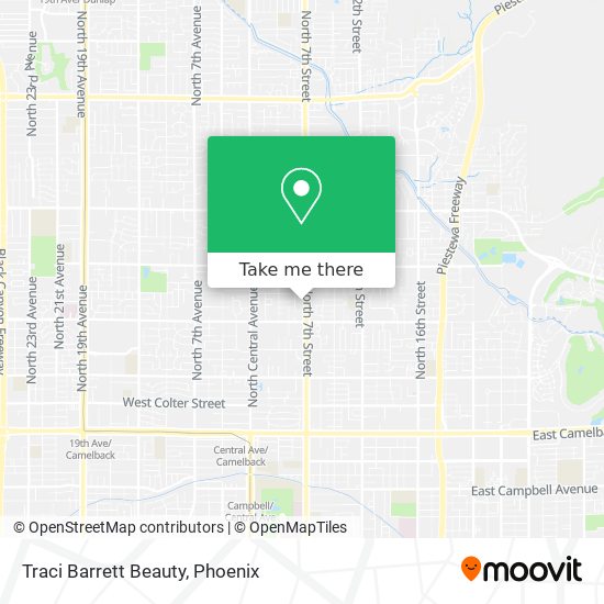 Traci Barrett Beauty map