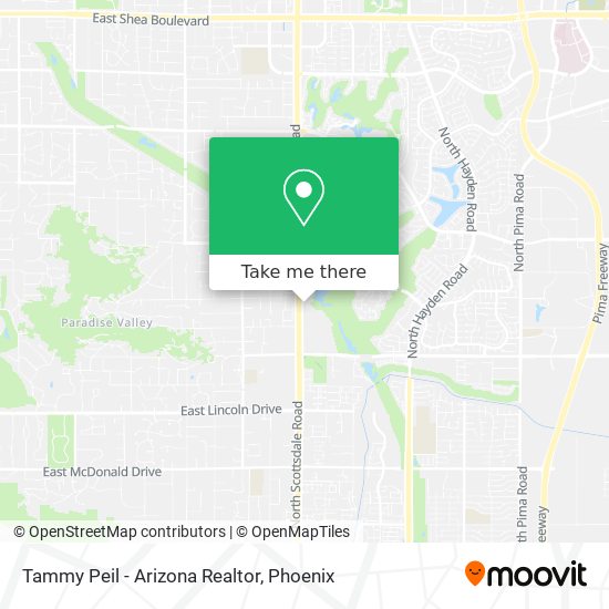 Tammy Peil - Arizona Realtor map