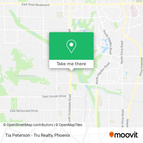 Tia Peterson - Tru Realty map