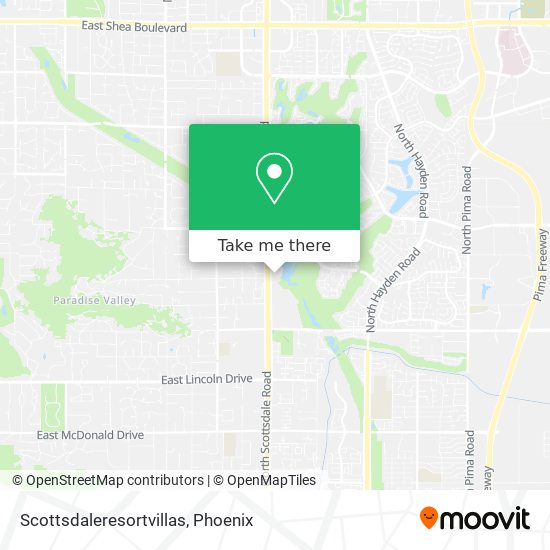 Scottsdaleresortvillas map