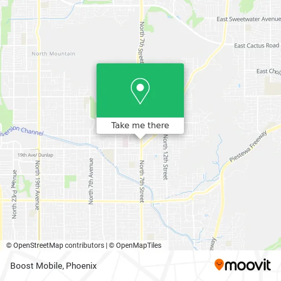 Boost Mobile map