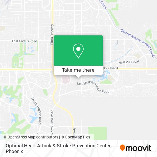 Optimal Heart Attack & Stroke Prevention Center map